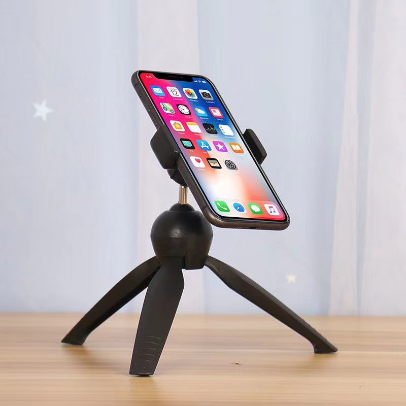 飞天猴子桌面直播手机支架三脚架手持拍摄拍照相机通用旋转三角架