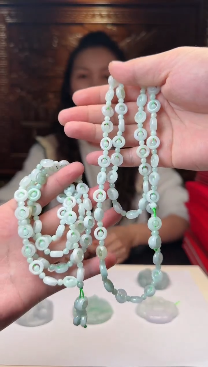 【闪购商品】翡翠项链未镶嵌多样性发一AL@@SE1KJ00010