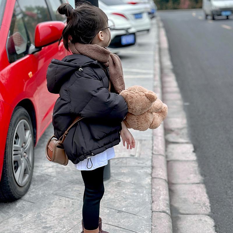 童装潮款Y女童冬装加厚羽绒服洋气儿童宝宝短款面包服衣保暖休闲