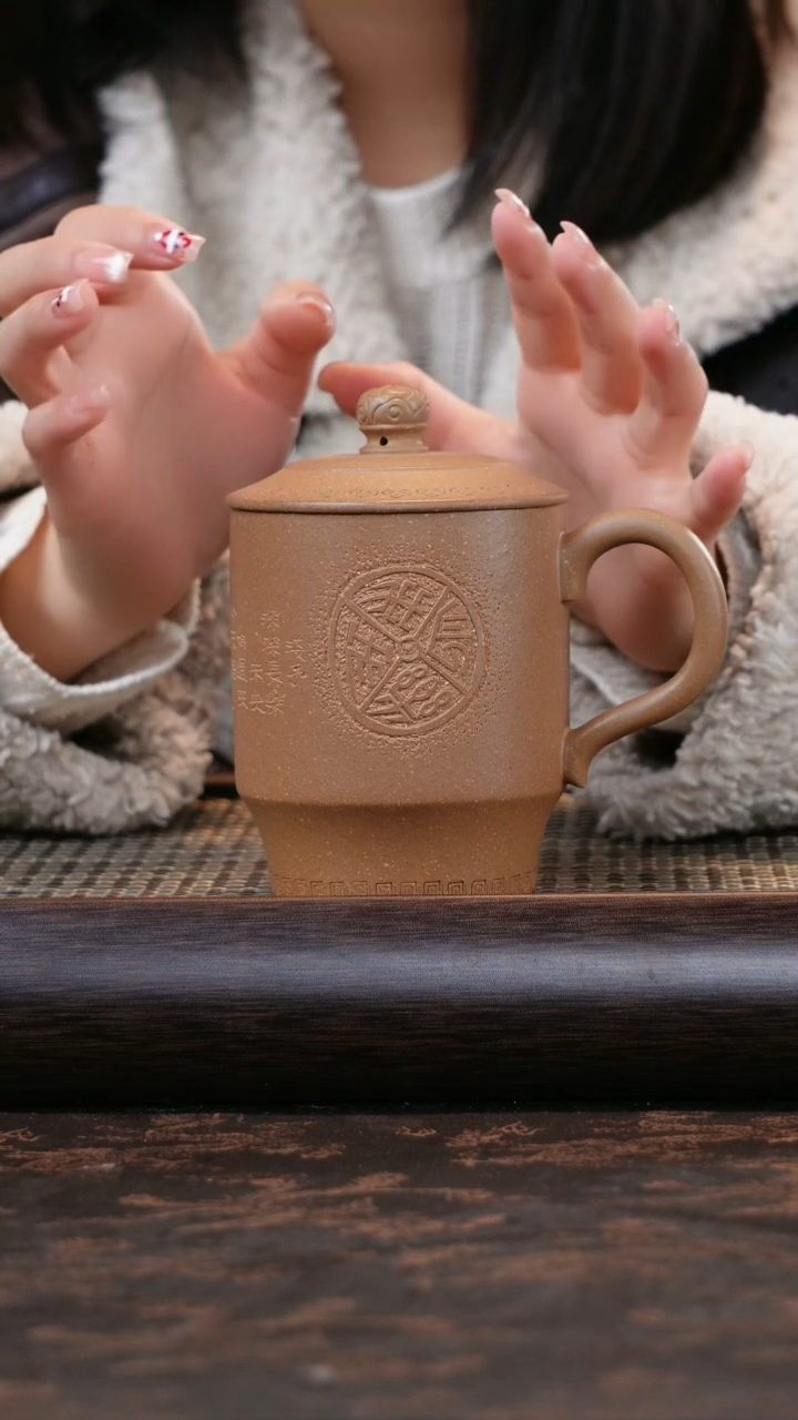 【闪购商品】紫砂茶杯长乐黄降坡