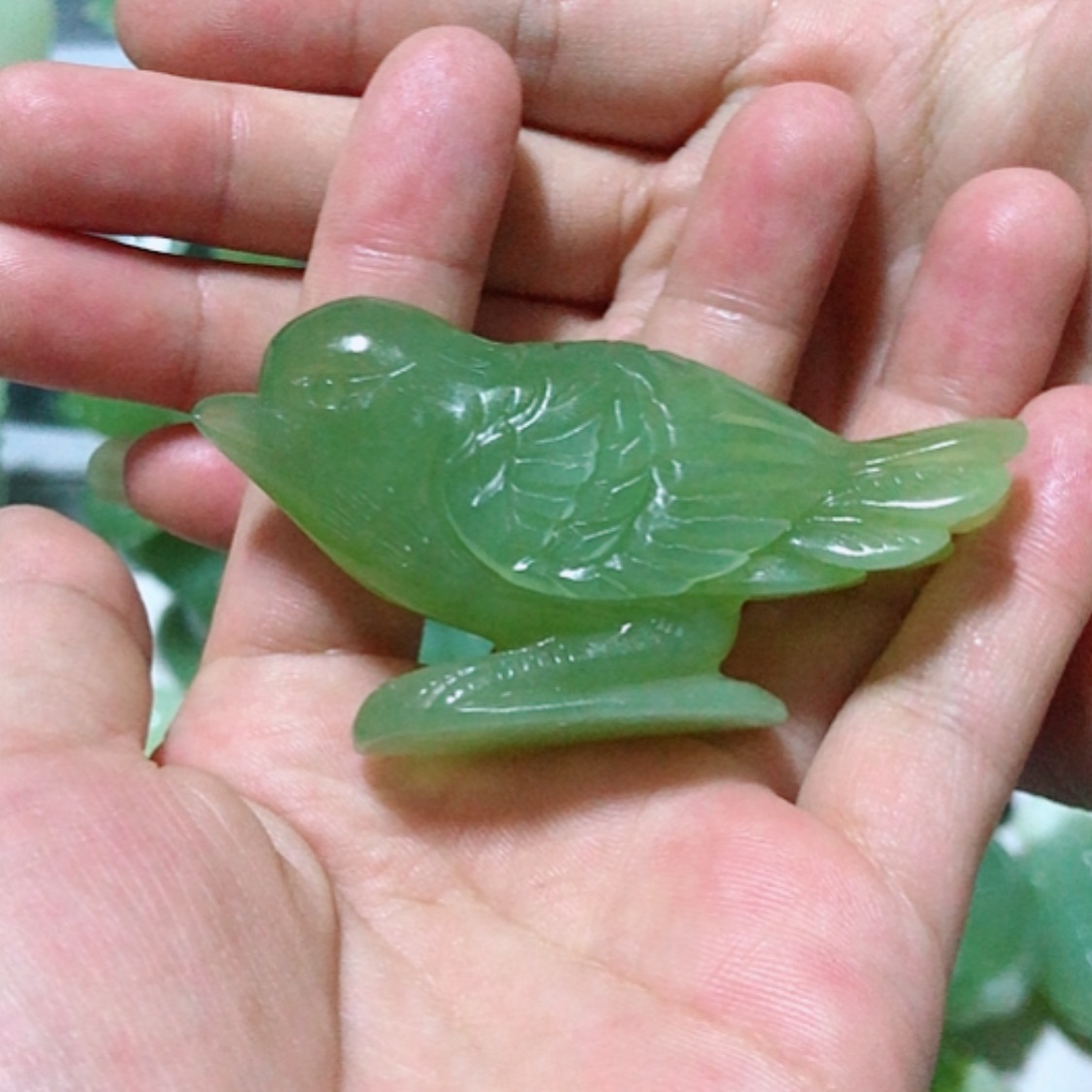 【闪购商品】蛇纹石玉把件未镶嵌江***台