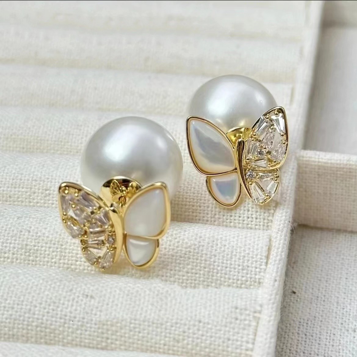 珐琅耳饰 297-针925银时尚经典款气质轻奢简约##