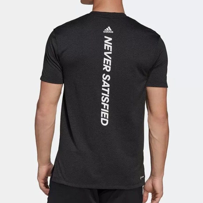 正品Adidas阿迪达斯短袖男夏款速干运动服健身透气半袖T恤 HT9052