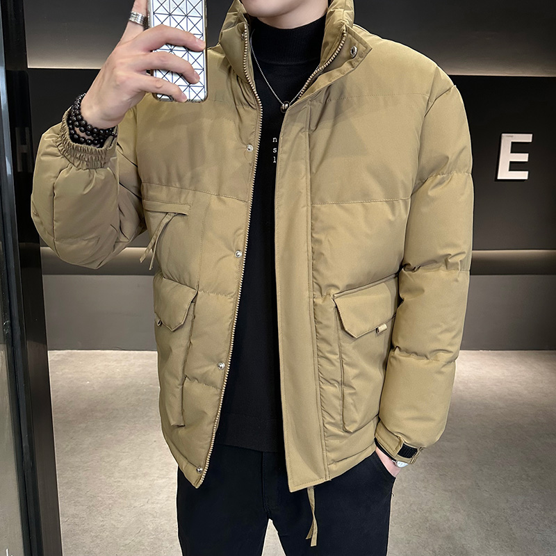 加棉加厚保暖防寒服男士青年棉服男款冬季外套男休闲百搭棉衣外套
