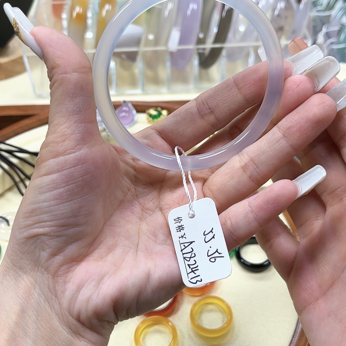 【闪购商品】玛瑙/玉髓手镯未镶嵌