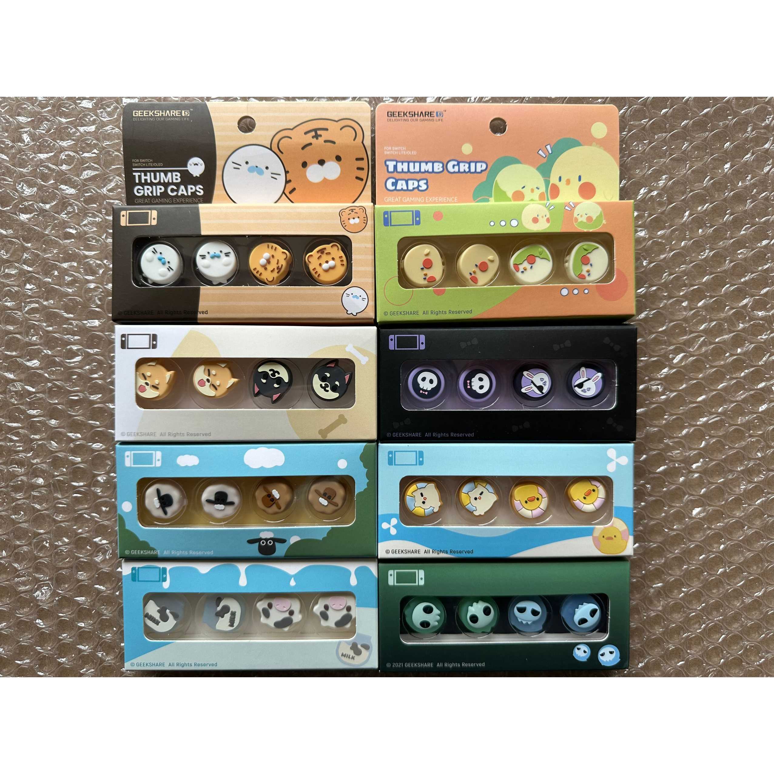 极想 任天堂switch摇杆帽 ns硅胶按键帽 oled手柄保护帽lite适配