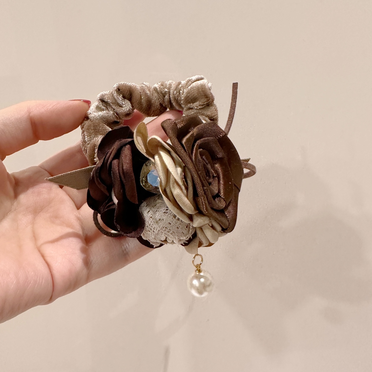 20878w美拉德丝绒花朵小肠圈