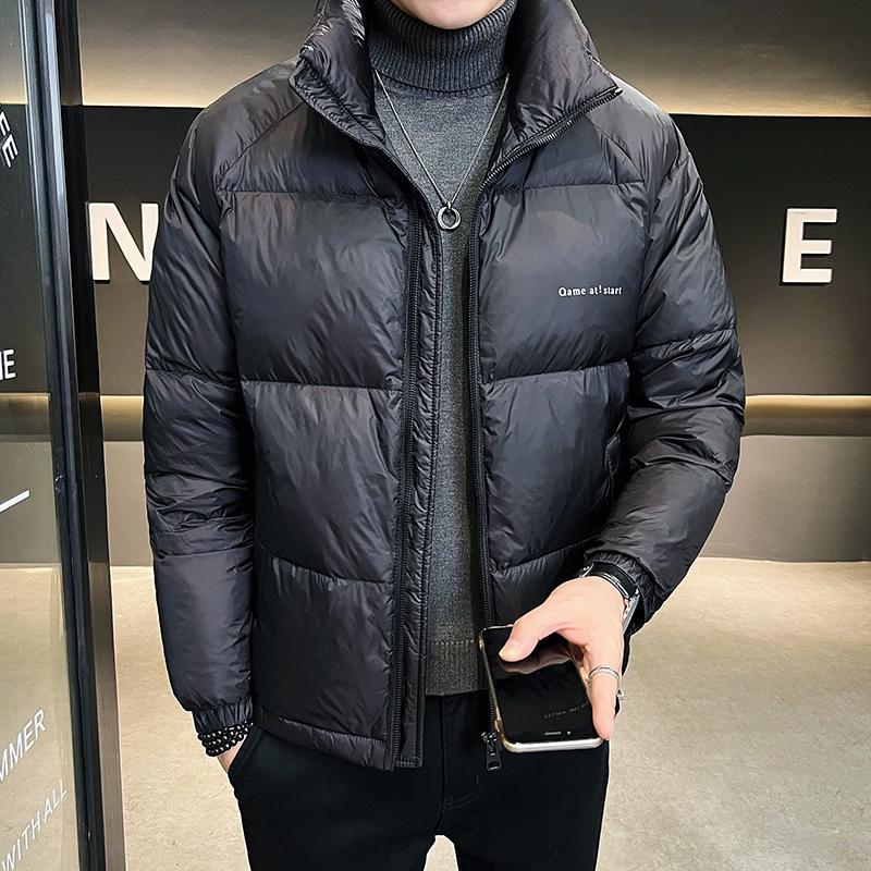 短款轻薄羽绒服男款冬季加厚外套2023年新款袄子衣服潮牌潮流男装