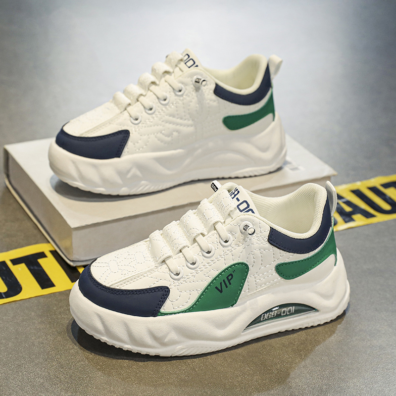 潮品男童运动鞋秋冬青少年加绒鞋子男孩子儿童鞋加棉保暖