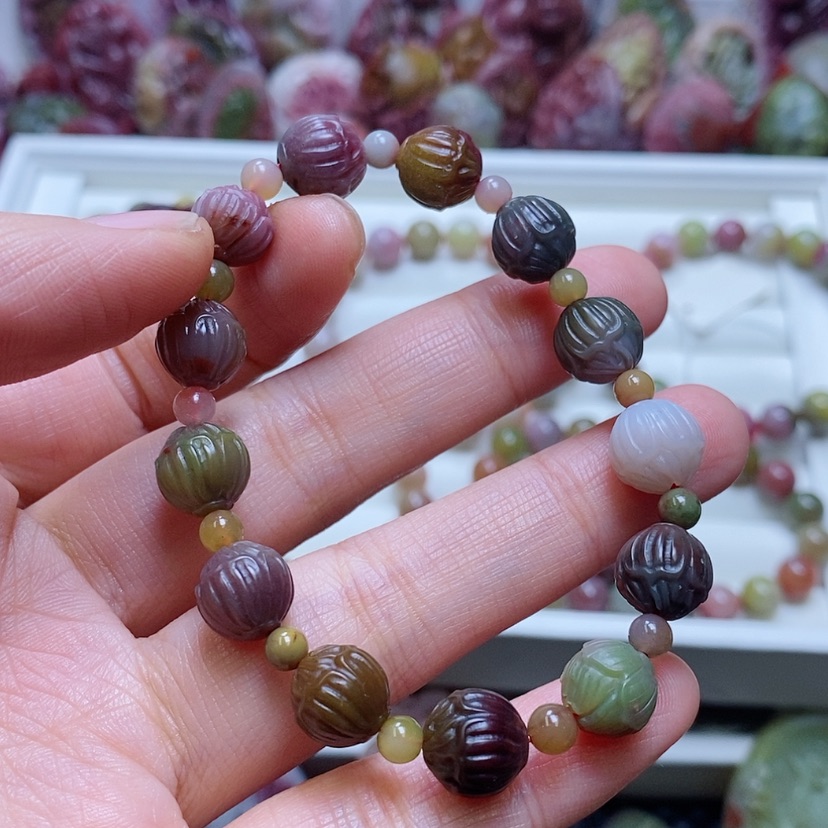 【闪购商品】玛瑙/玉髓盐源玛瑙手链未镶嵌