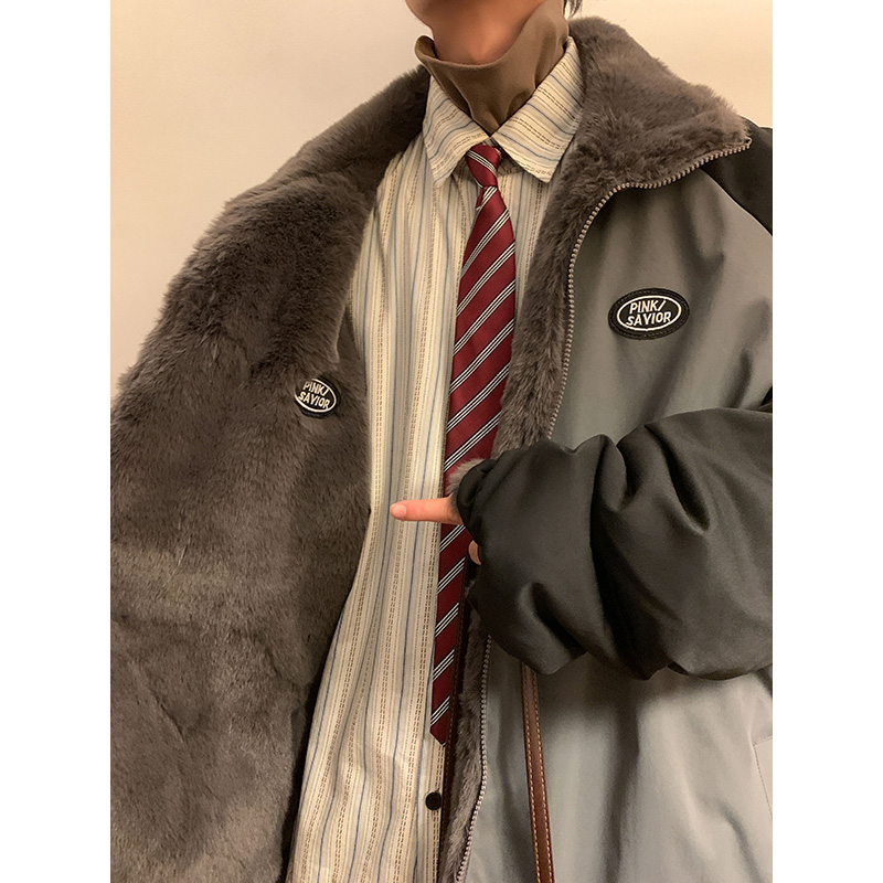 双面穿羊羔绒外套男冬季零下40度防寒服加厚棉衣东北极寒棉服