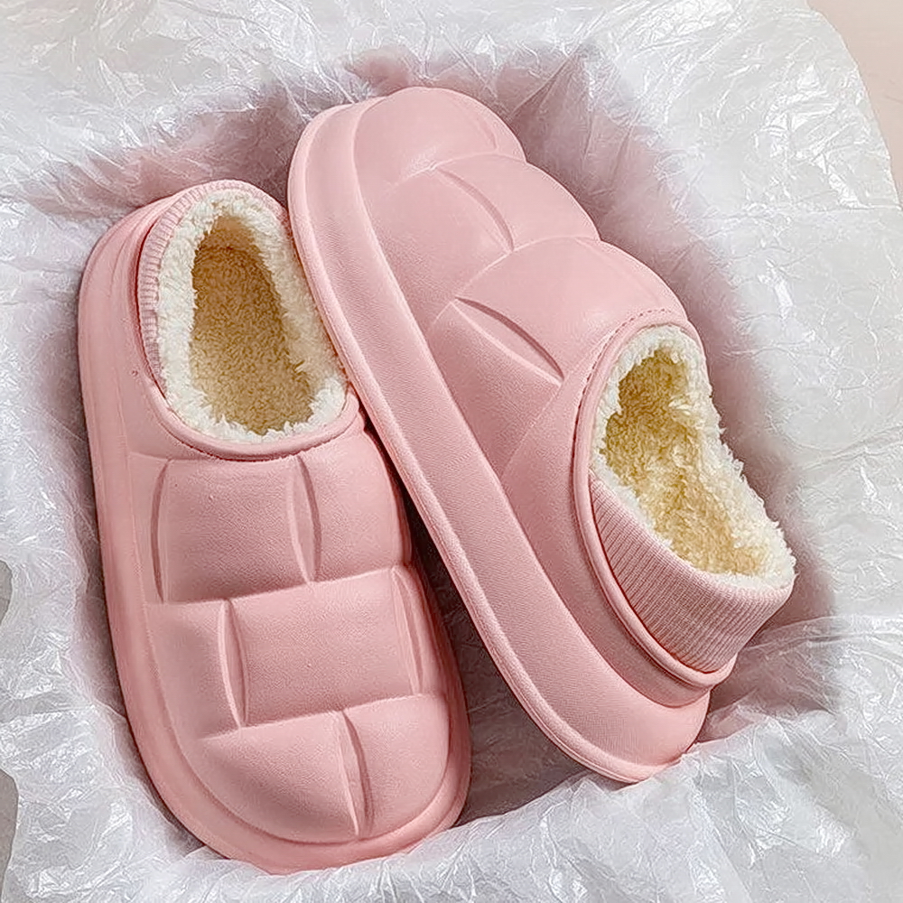 2023新款毛毛拖鞋男士秋冬季棉拖鞋女厚底家居家用情侣室内外保暖