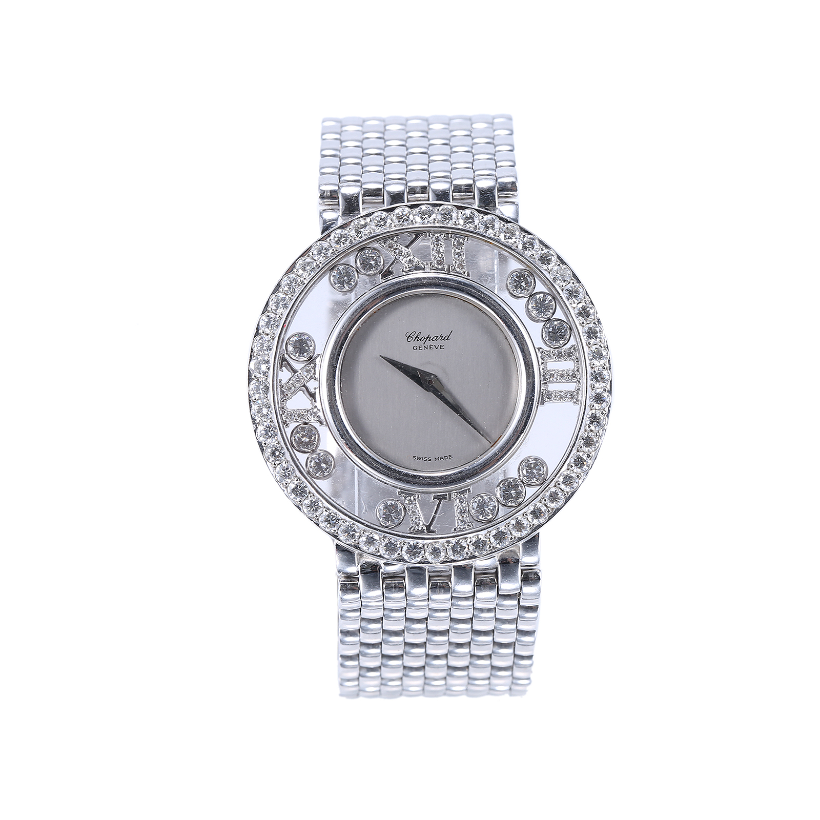 99新  小花6欢HAPPY DIAMONDS萧邦白金原钻-32mm