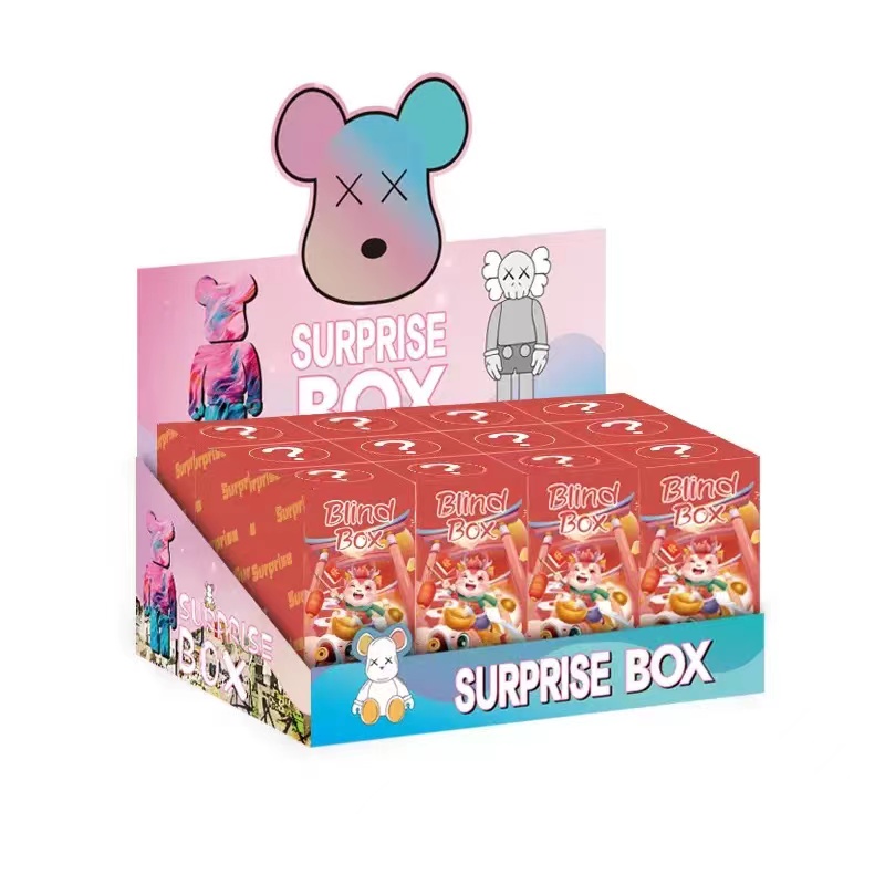 小雪潮玩整端盲盒12+2钥匙挂手机挂Diy手链