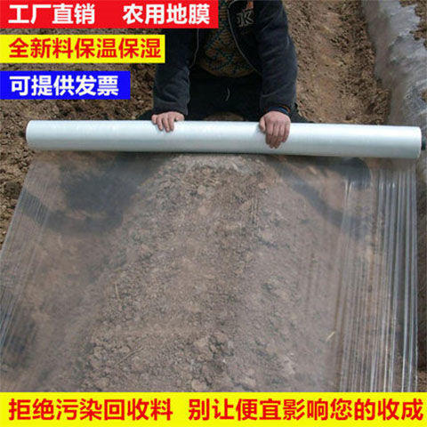 一次性地膜农资白色地膜保温保湿农用吹塑膜混凝土专用工程保护膜