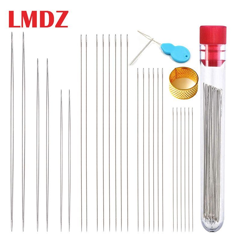 手工穿珠针套装 极细大眼开口串珠针配件材料 专用针 DIY穿珠工具