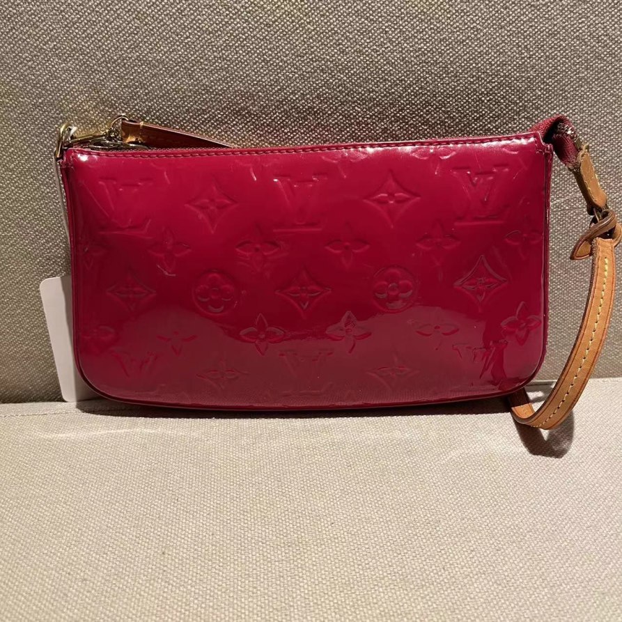 95新 LouisVuitton/路易威登 红色漆皮麻将665 6628