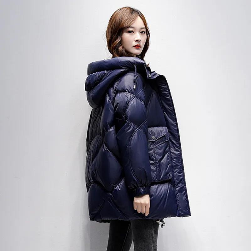 羽绒棉服新款爆款衣女士女款中长款韩高档版宽松显瘦羽绒加厚