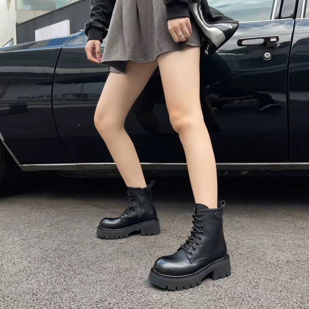 2023秋冬新款气质休闲百搭女款短靴/GH/7085（8173）