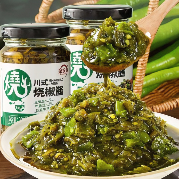 烧椒酱下饭酱辣酱拌石锅网红菜神器海香菇香辣辣椒酱下饭酱200g