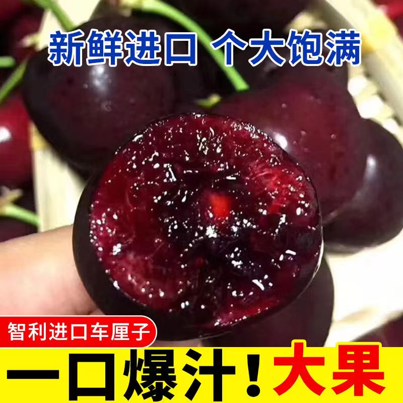 4J大果黑色车厘子250克顶级货（骑手配送到家）一盒装