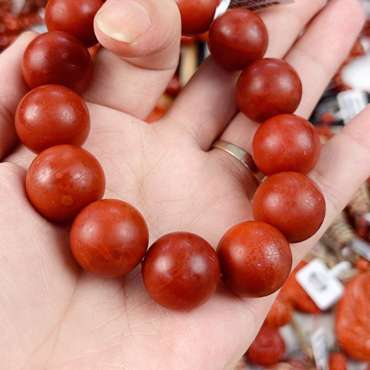 【闪购商品】南红玛瑙B S手串手链17+未镶嵌羊*阳