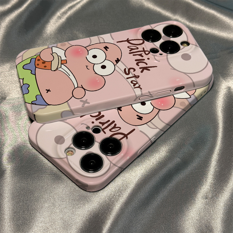胖胖派大星适用苹果14pro菲林壳iphone13手机壳11/12硬壳XR/X手机