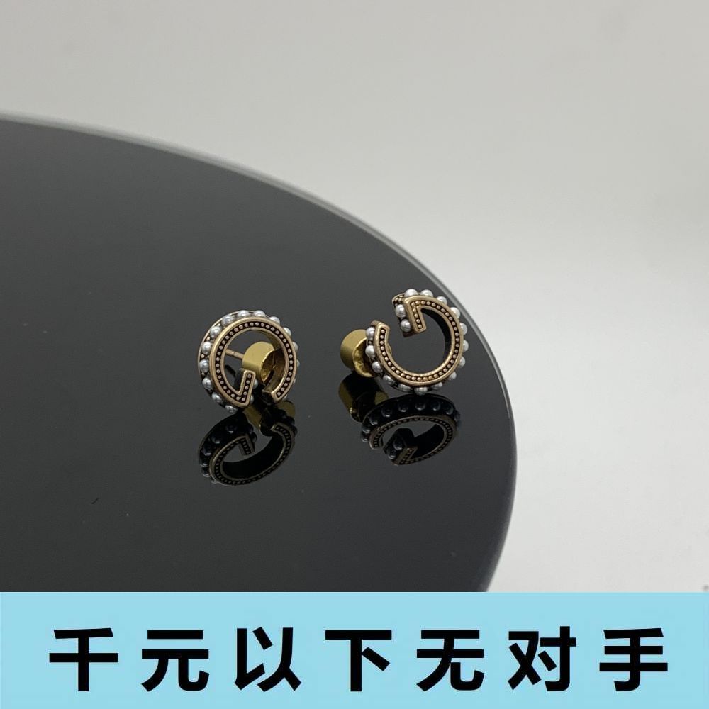 铜合金合成锆石耳饰 ED971  ED971耳钉系列