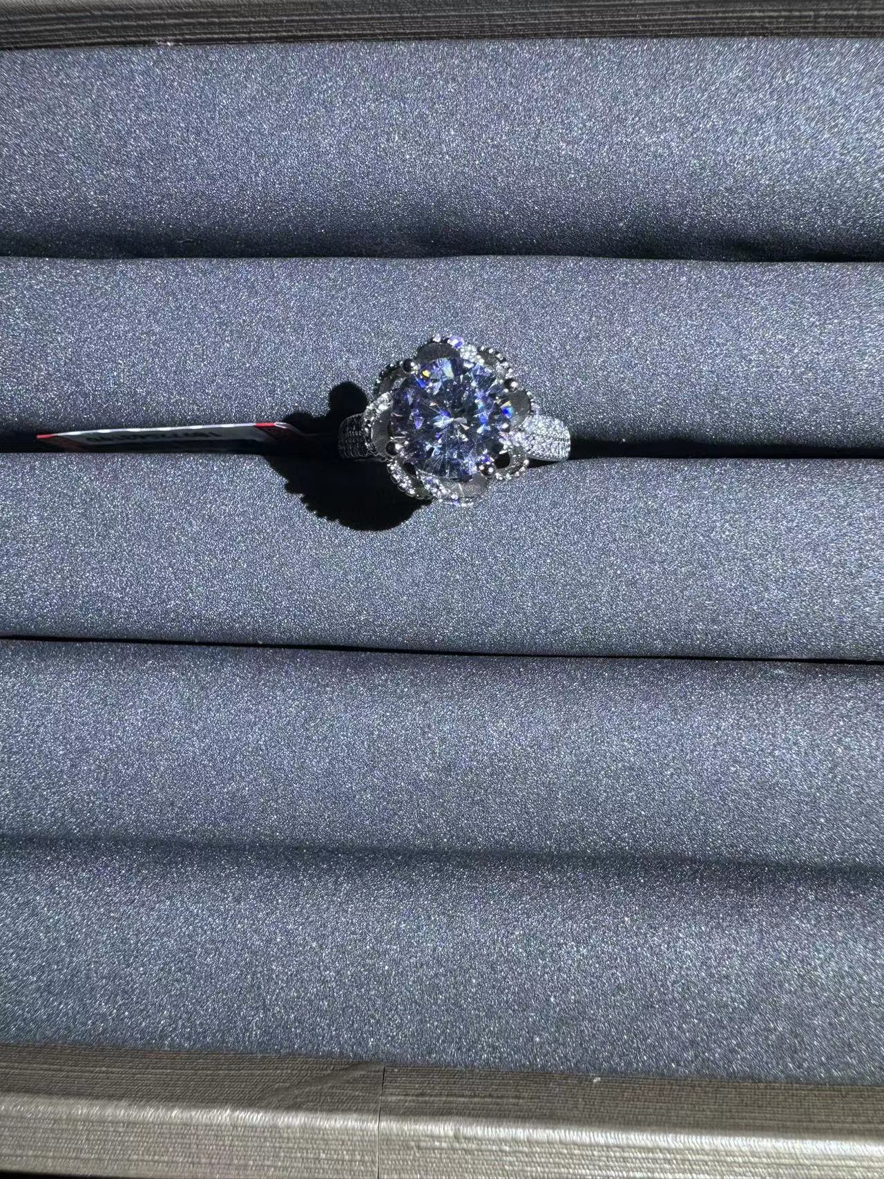 戒指 戒指【博茨瓦纳之恋】玫瑰喷泉2ct