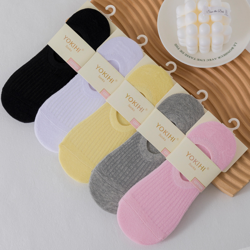 纯色棉短袜男士中筒中厚棉袜吸汗男袜秋冬季棉袜黑色春夏低帮袜子