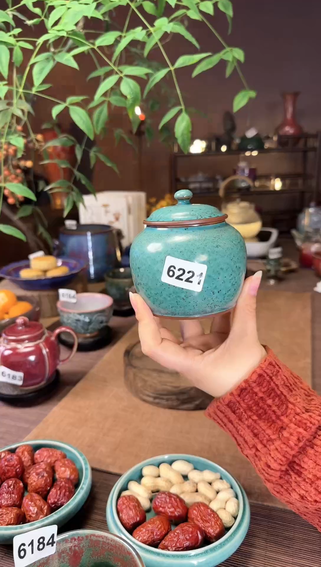 【闪购商品】钧瓷小茶仓6221