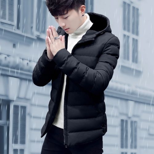 波司豋男士2023新款羽绒服男冬季加厚连帽短款韩版修身青少年学生