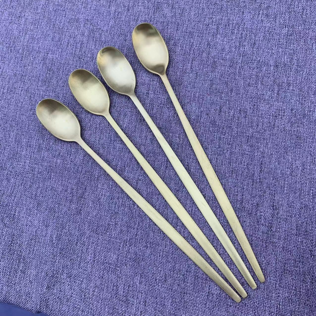 T007亗金色公主勺4支 小主丨 豆芽 婴童餐椅厂家浮力