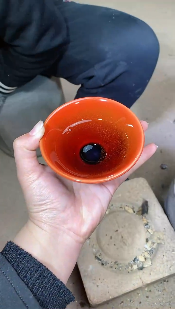 【闪购商品】瓷茶盏牛血玉斗笠