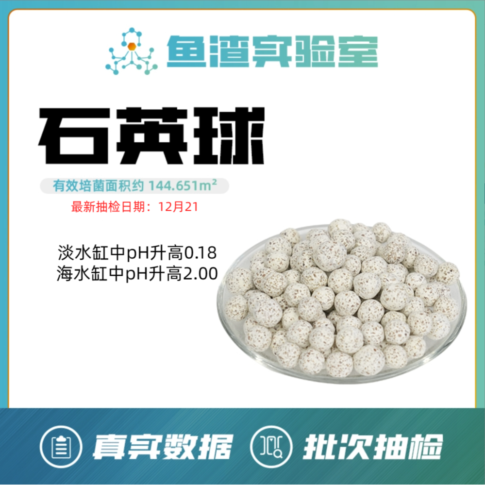 【买5送1】中空石英球 鱼缸过滤材料水族专用小号培菌球
