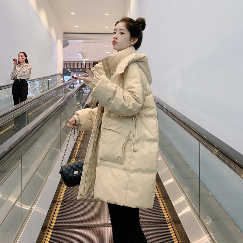 羽绒羽绒棉2023新款女中长款小众高级感时尚显瘦加厚面包棉羽绒棉