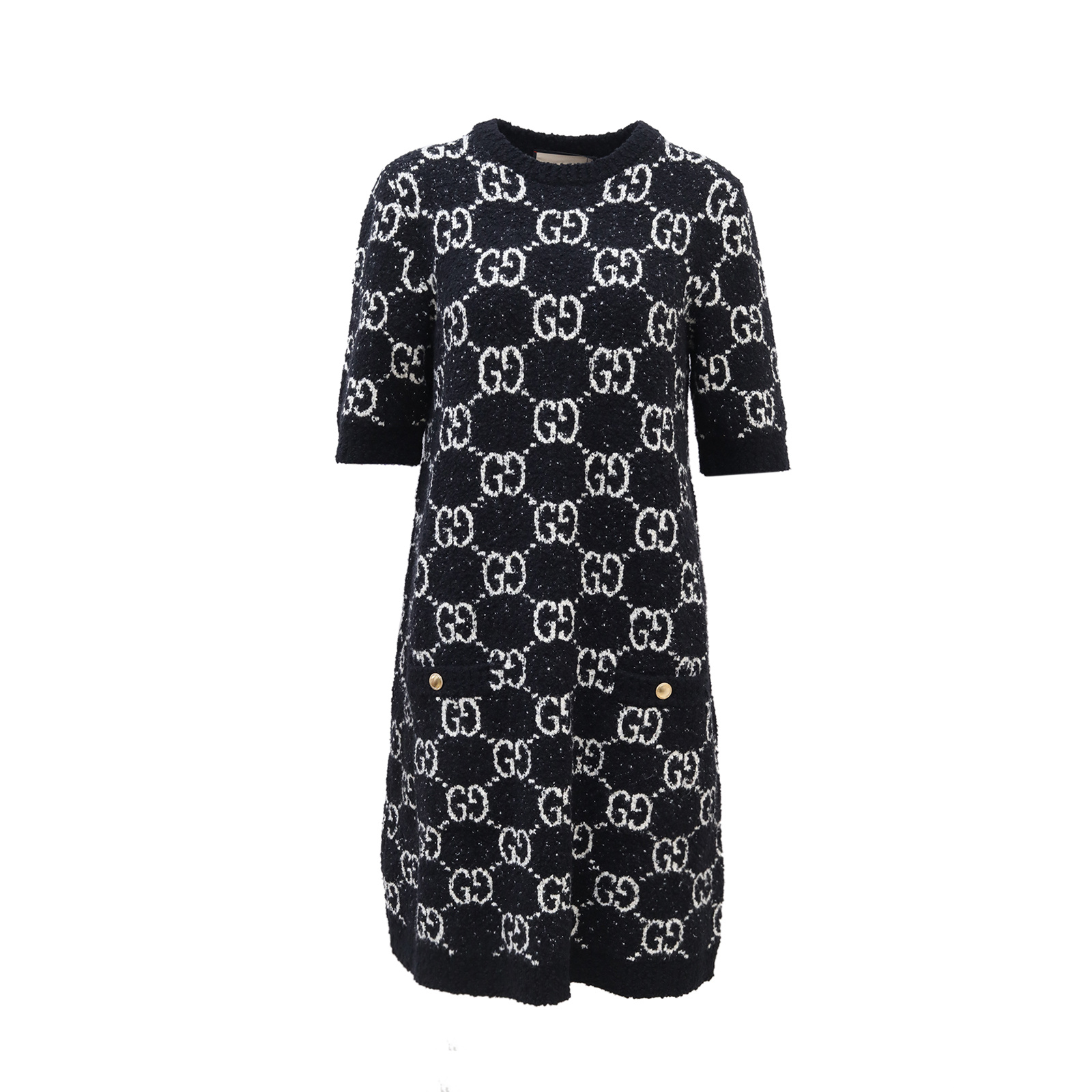 全新未使用  小花汤汤/P253187512/GUCCI 连衣裙 黑色