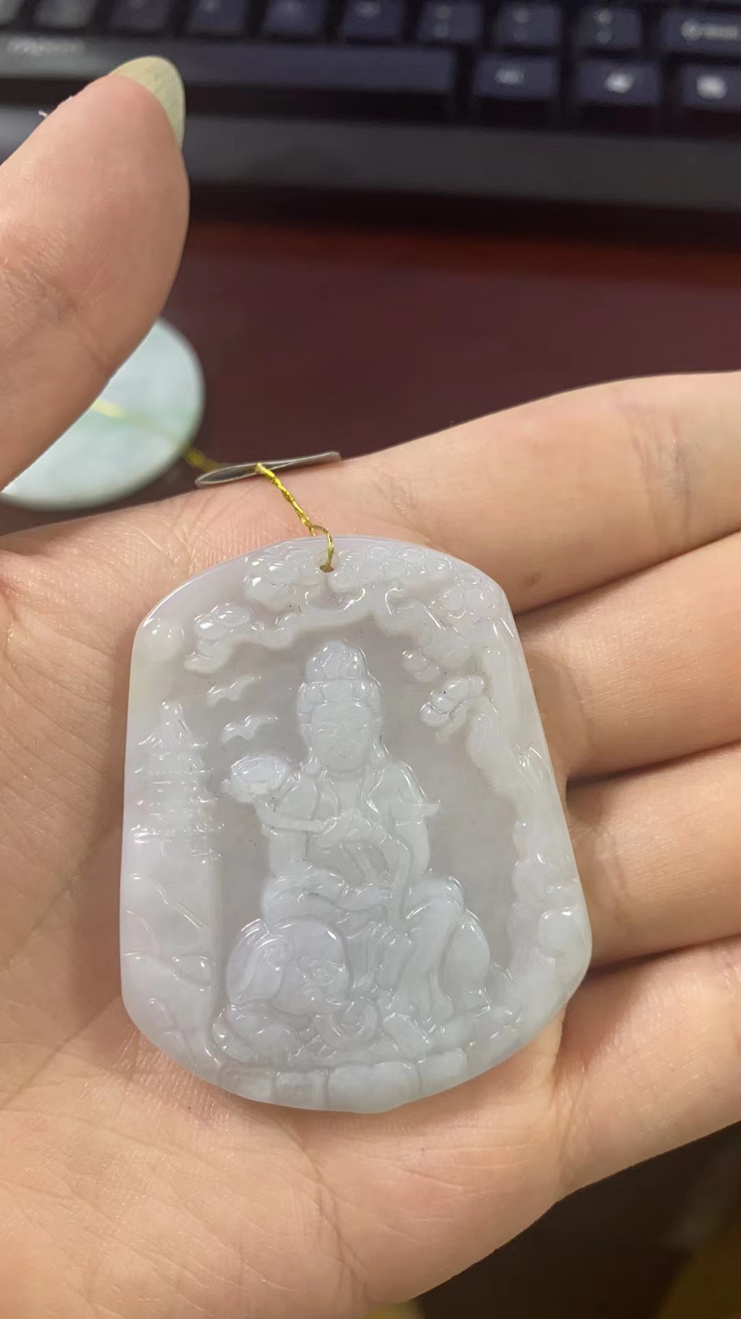 a16缅甸翡翠a货挂件
