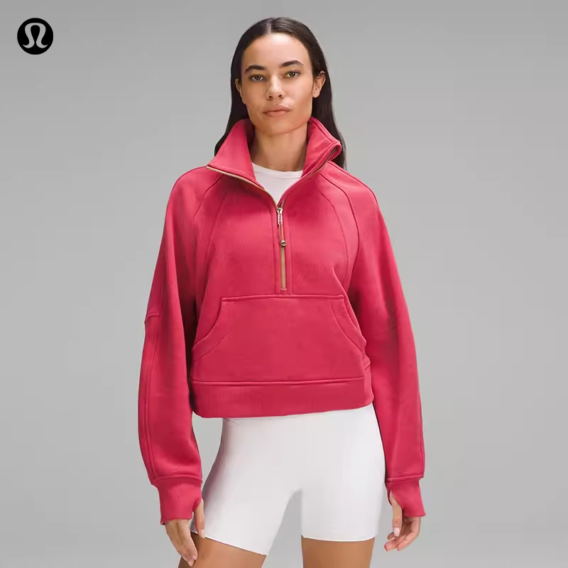 lululemon丨Scuba 女士宽松款烟囱领卫衣透气 LW3HKHS