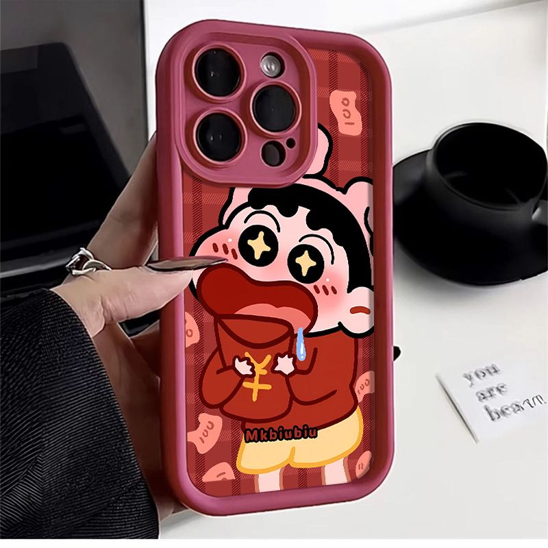 红包小新苹果15promax手机壳iphone14防摔13/12卡通11/xr/8plus/7