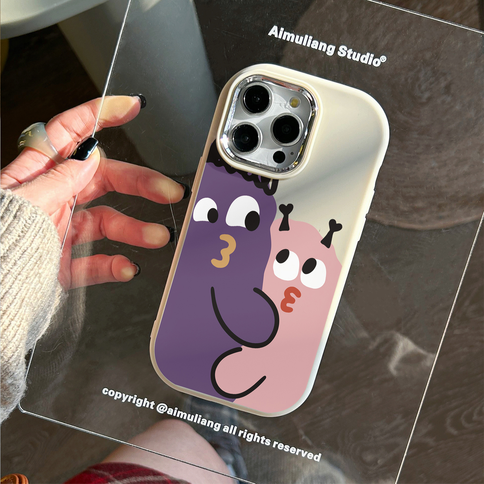 卡通搞怪苹果15手机壳iPhone14promax新8/7plus软12/13/xr/11创意