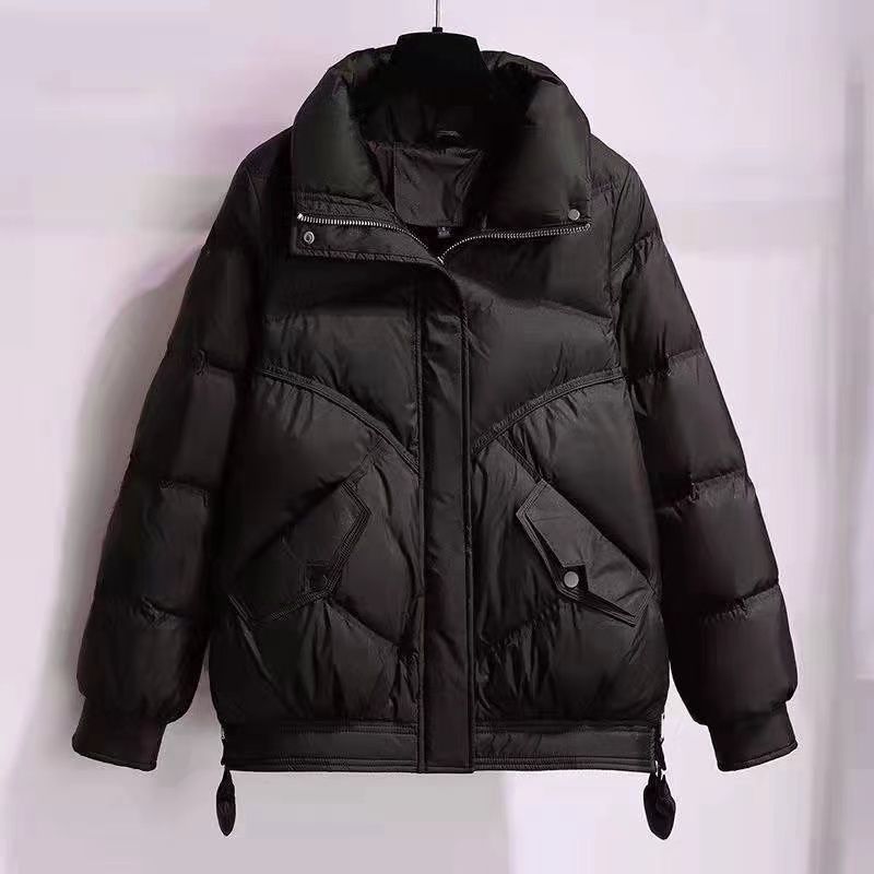 2023冬季新款羽绒服女短款加厚面包服宽松显瘦羽绒服冬装外套小羽