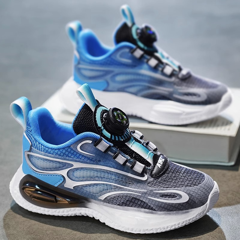 安踏神行氢云联名男童鞋夏款儿童网面透气跑步运动鞋中大童男