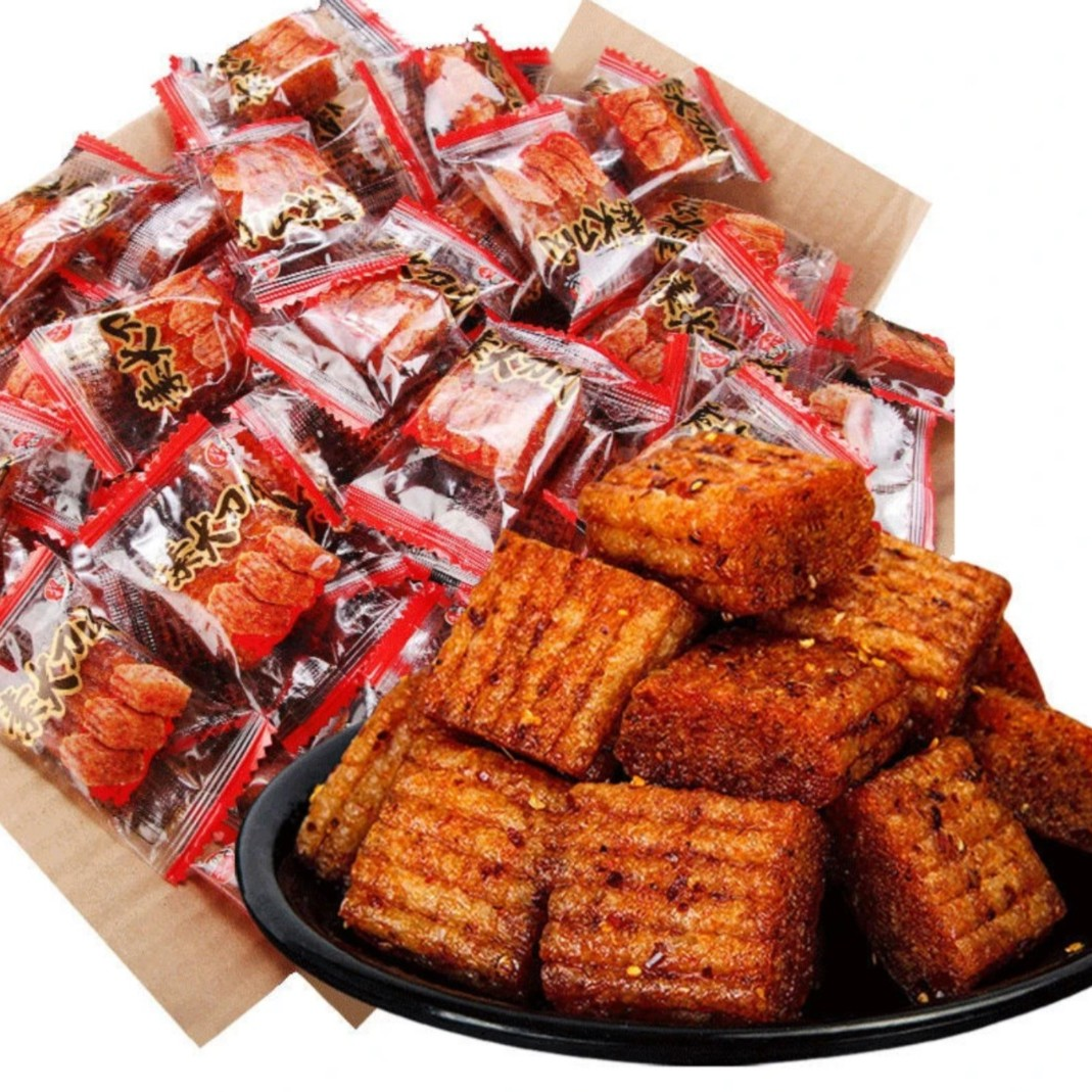 大刀肉怀旧小零食素网红辣条休闲麻辣零食怀旧8090后小包装整箱散