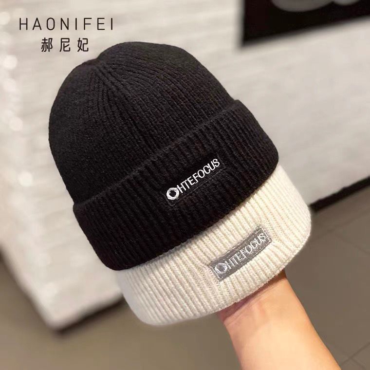1到30岁冬季保暖毛线帽男童百搭学生帽复古针织帽加厚女童帽子冬