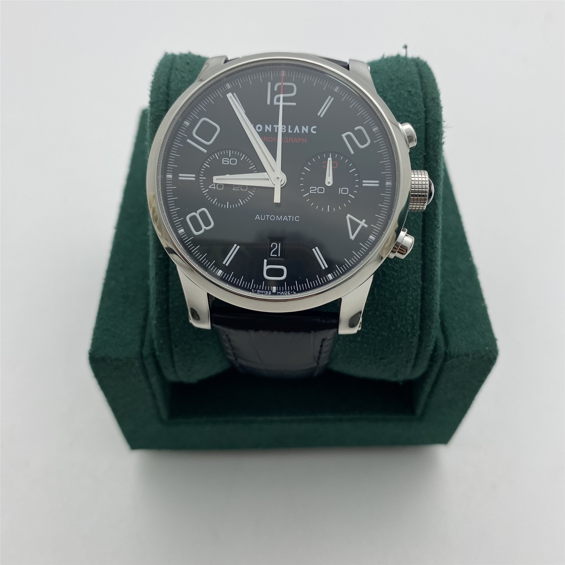 99新 Montblanc/万宝龙 旅行时计/A82030/自动机械43mm/工价32170