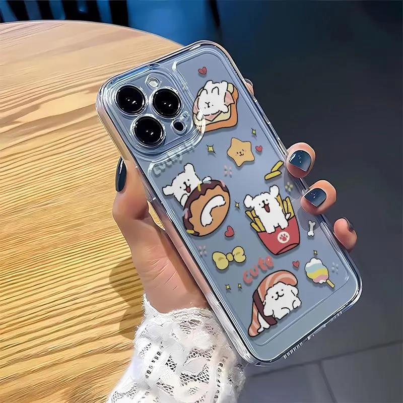 零食线条狗适用苹果小米oppovivo华为iPhone12/13/14/15手机壳