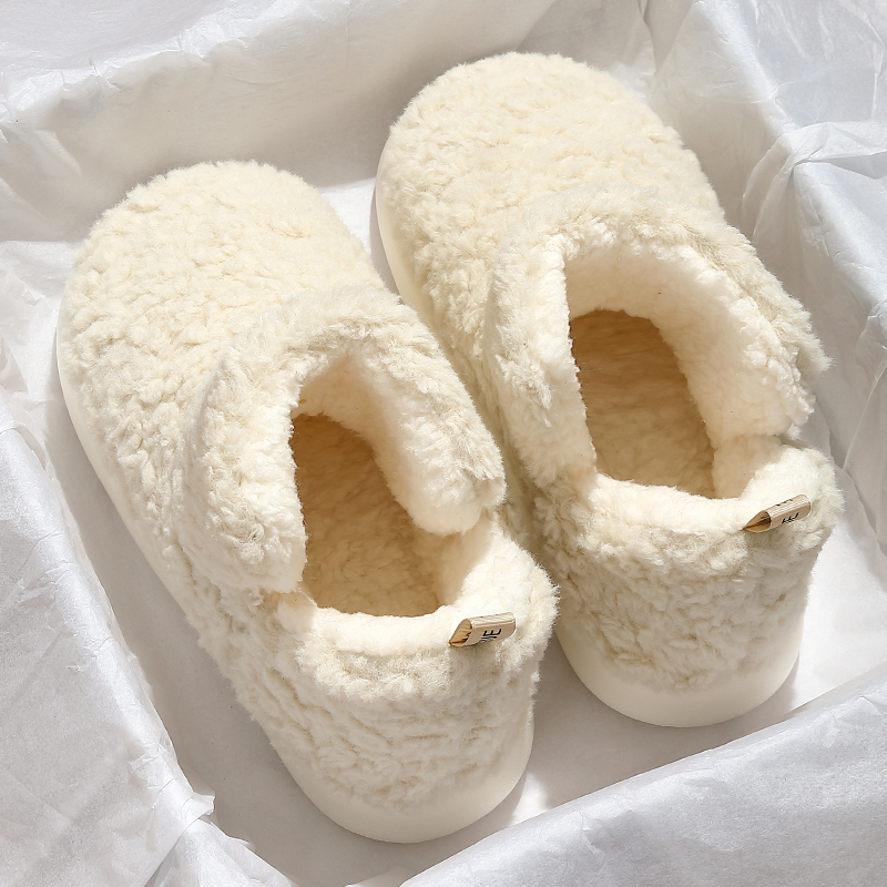 红蜻蜓牌雪地靴女款冬季2023新款高帮室内家居保暖加绒防滑防滑棉