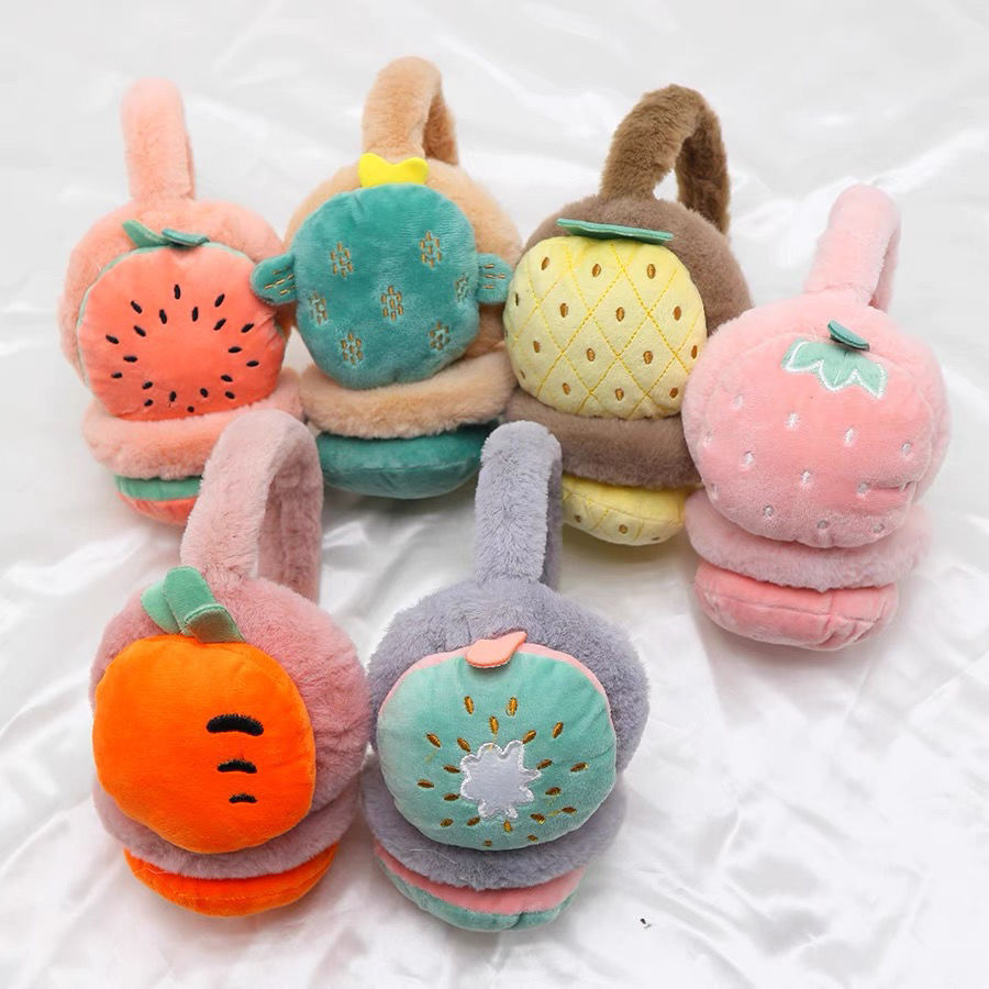 冬季儿童加绒折叠耳罩保暖耳暖韩版宝宝男女童护耳朵套捂耳朵耳包