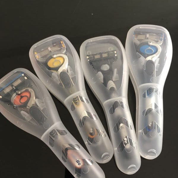 适用吉列锋隐超顺致顺致护锋速3动力剃须架锋速5架盒旅行收纳盒